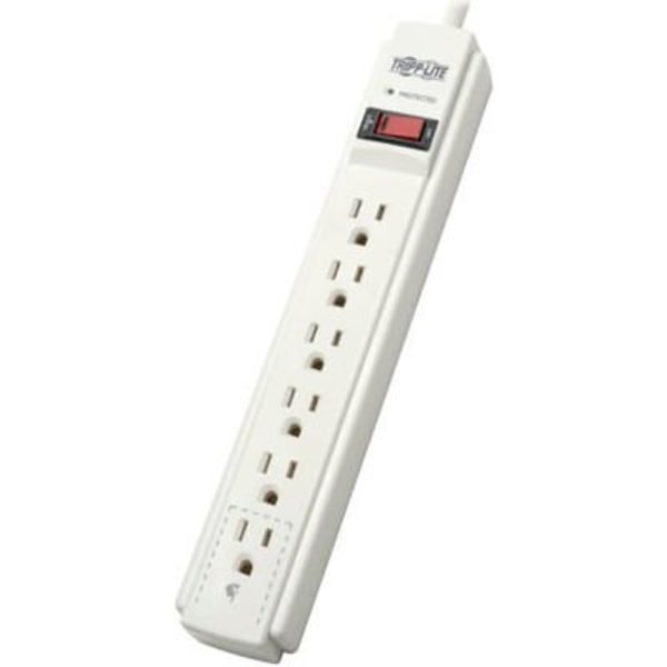 Tripp Lite Tripp Lite Protect It!! Surge Protected Power Strip, 6 Outlets, 15A, 720 Joules, 6' Cord TLP606